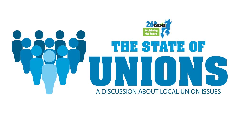 September 5 General Meeting Program: The State of Unions
