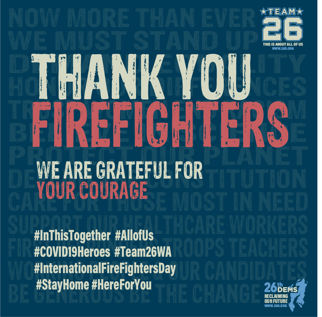 FIREFIGHTERS – Thank you for your courage. Our firefighters guard our safety and protect us in a hundred different ways. As wildfires become more frequent and more deadly, their courage and their crucial role becomes more urgent and more essential. We take a moment to honor and applaud their tremendous service. Thank you, firefighters! #AllofUs […]